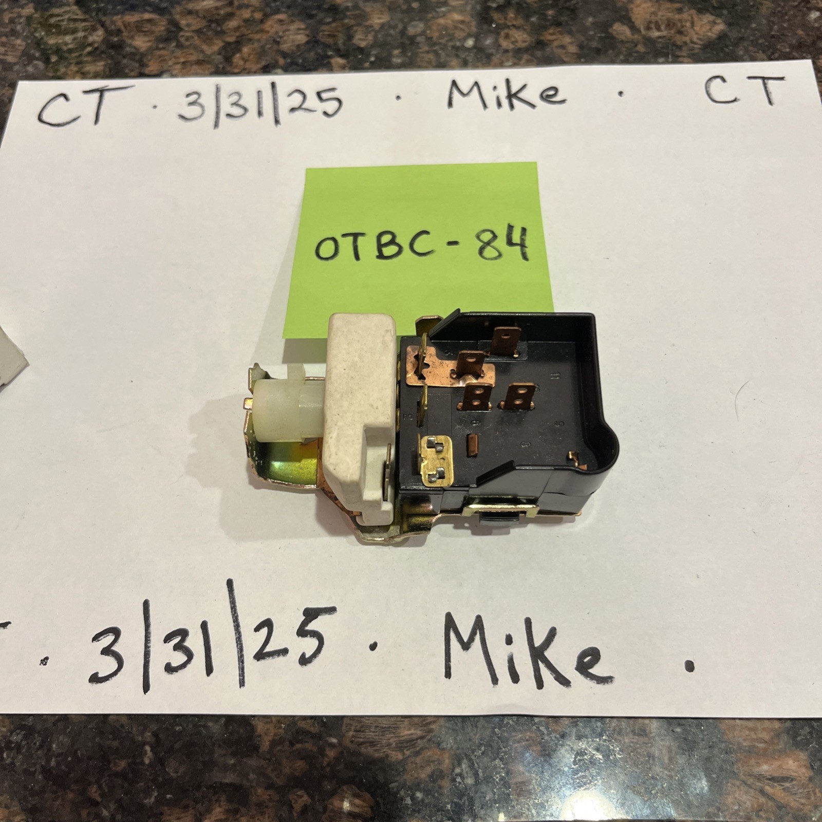 64-9 Corvair Headlight Switch DS-155T - Image 4