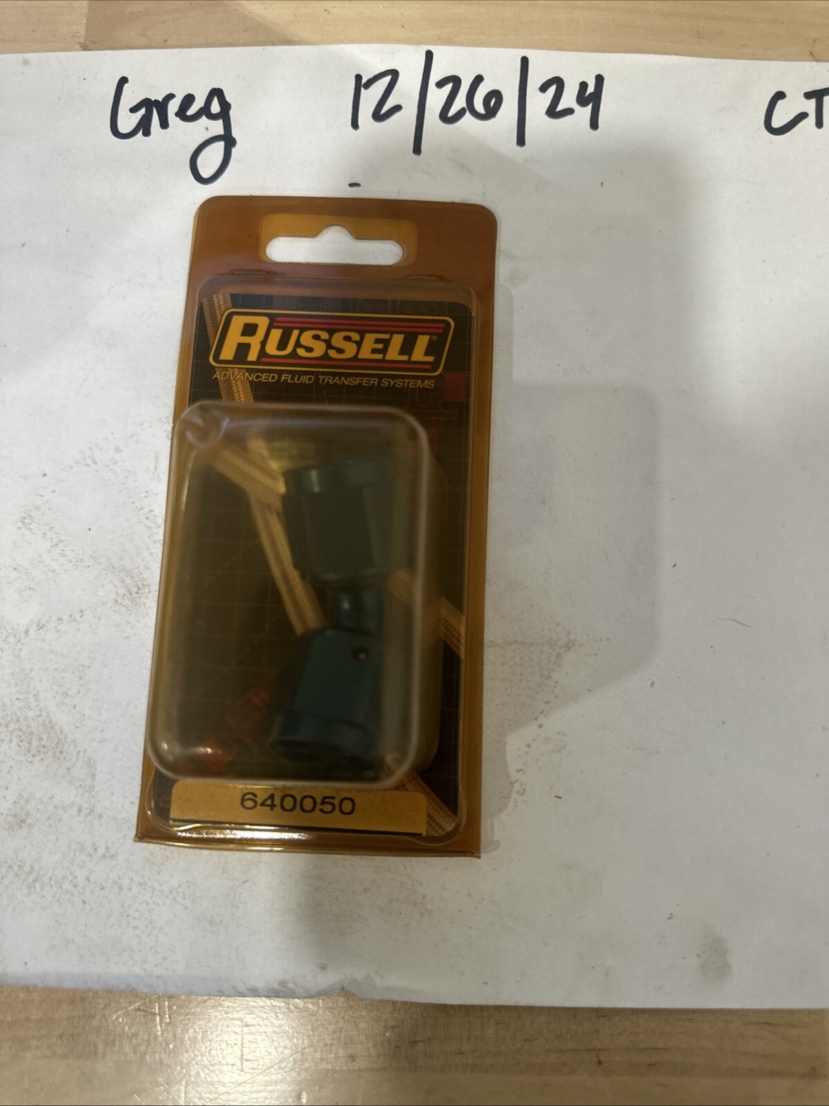 -8 AN 45 Degree Swivel Coupler Russell