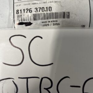 81126 37010 Hyundai Insulating Pad Mounting Clip 1993 To 2019 Sonata (One Clip)