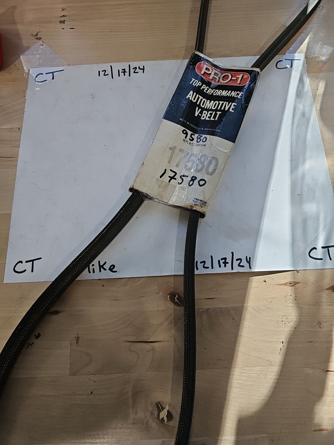 9580 Pro-1 Top Performance V-belt P9580/17580