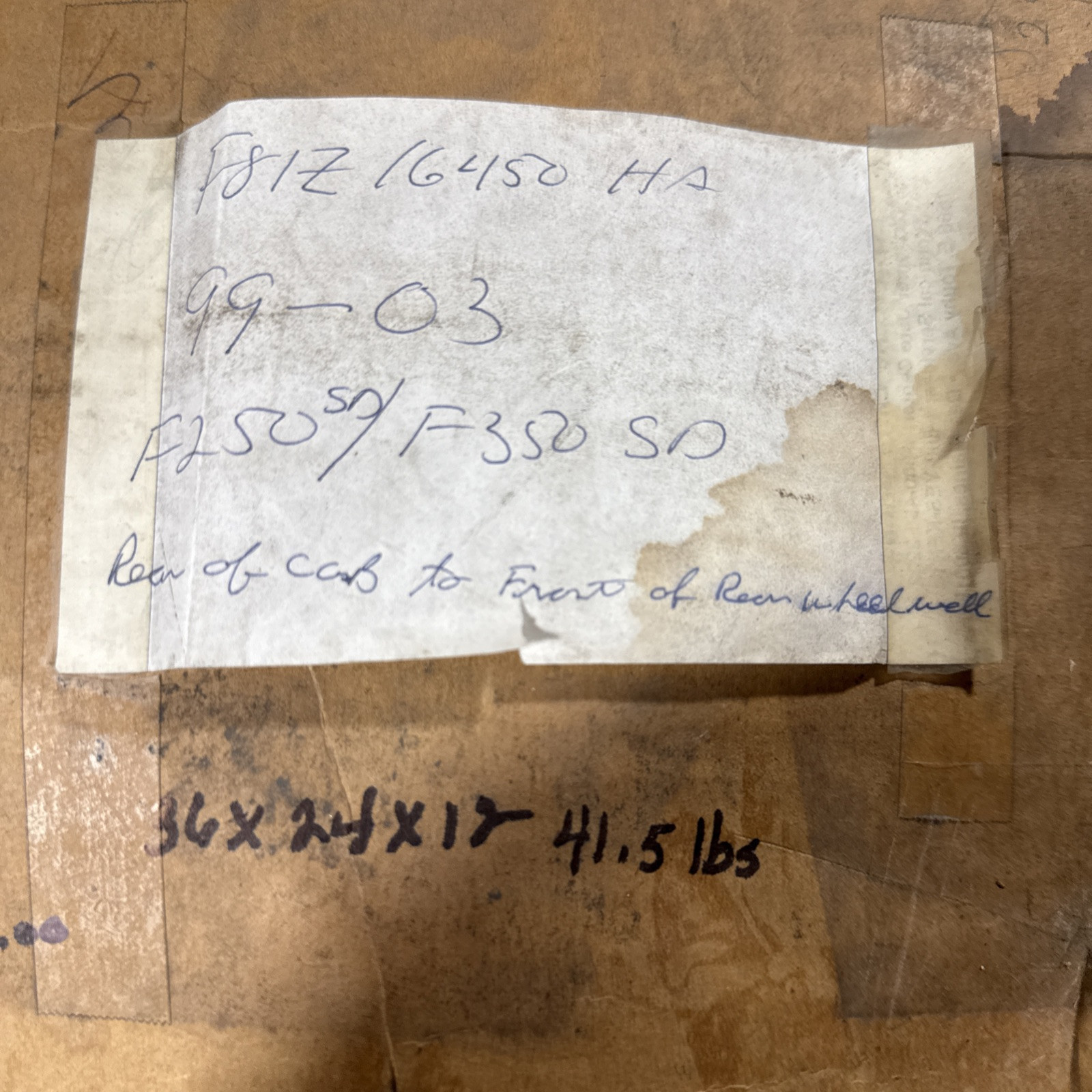 99-03 F250 SuperDuty Rear Running Boards F81z16450ha - Image 3