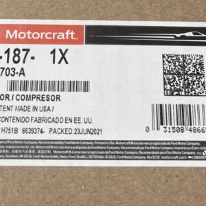 A/C Compressor-and Clutch New Motorcraft YCC-187 / Ford 6U9Z-19703-A