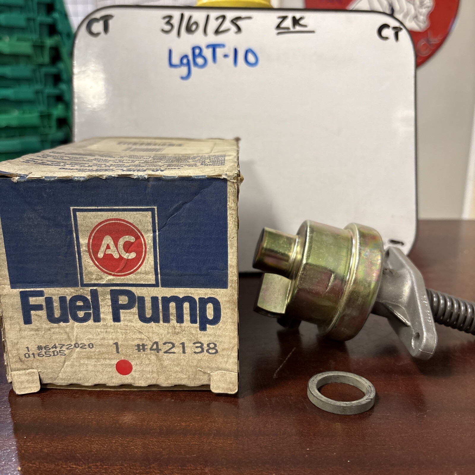 AC Delco # 42138 Mechanical Fuel Pump (82-86 GM cars with 2.8 V6) #6472020 - Image 3