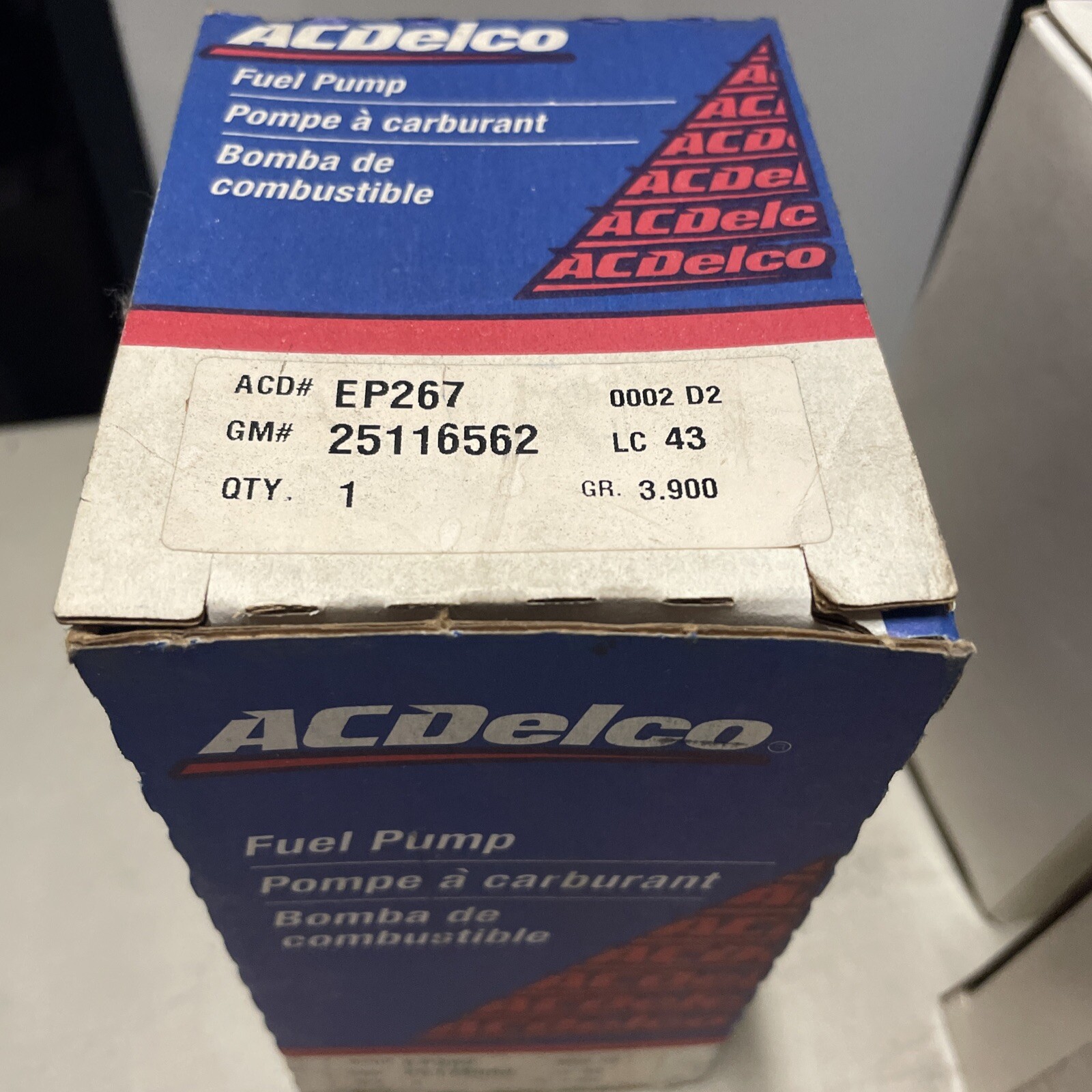 AC Delco 6-cyl Electric Fuel Pump 251161562 - Image 3