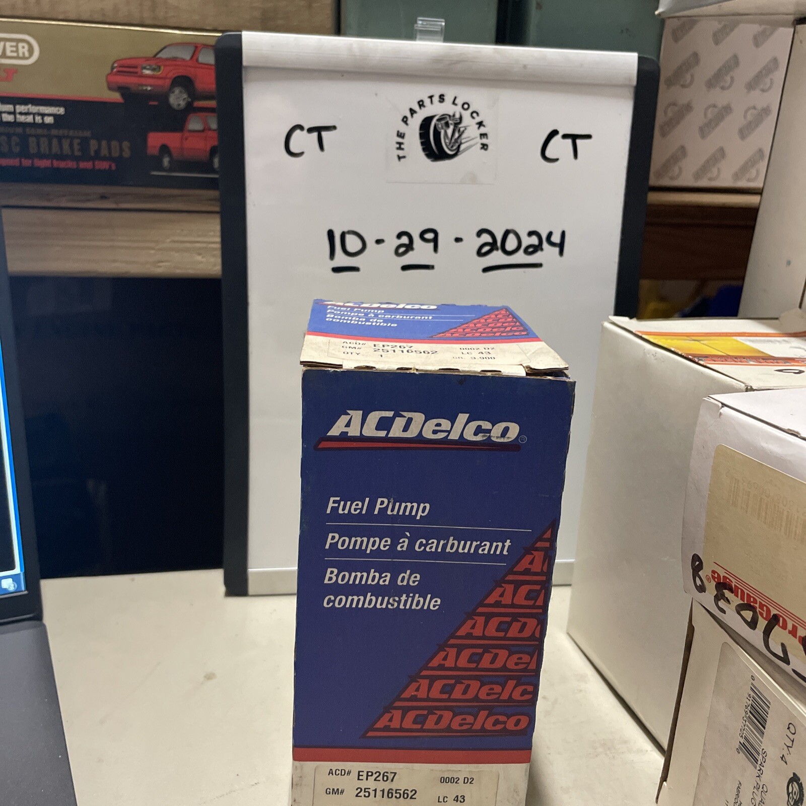 AC Delco 6-cyl Electric Fuel Pump 251161562