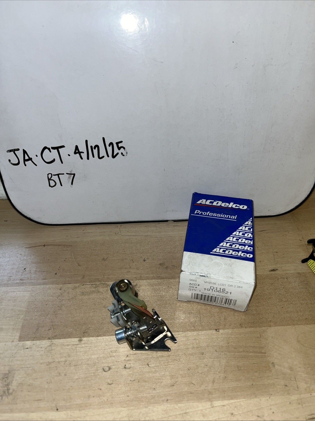 AC Delco D116 Ignition Contact Set 19106521