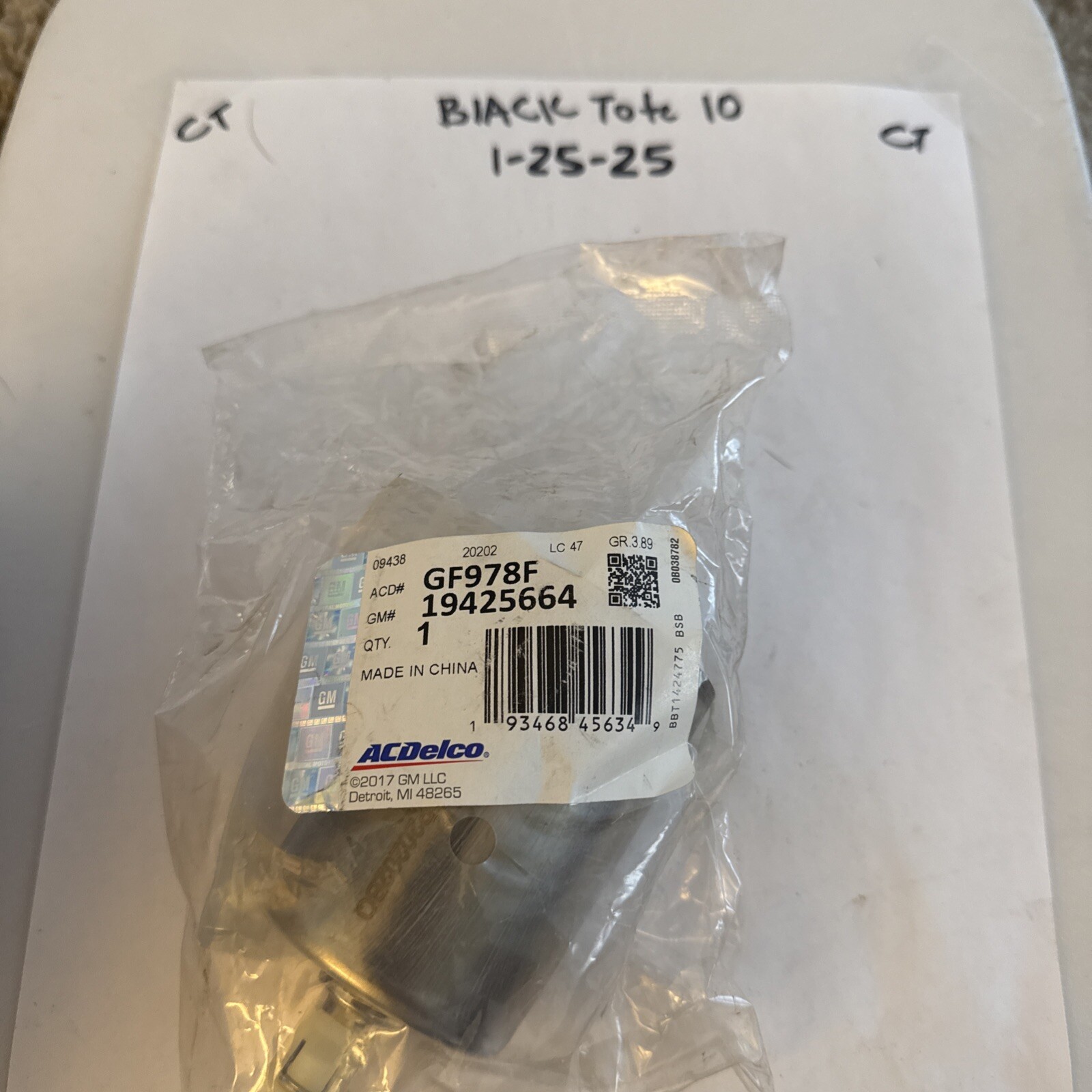 AC Delco GF978F Fuel Filter