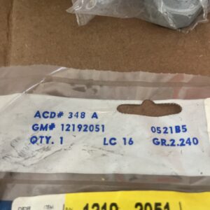 ACDelco 348A Distributor Wire Cylinder # 1 Genuine GM 12192051 OEM NOS