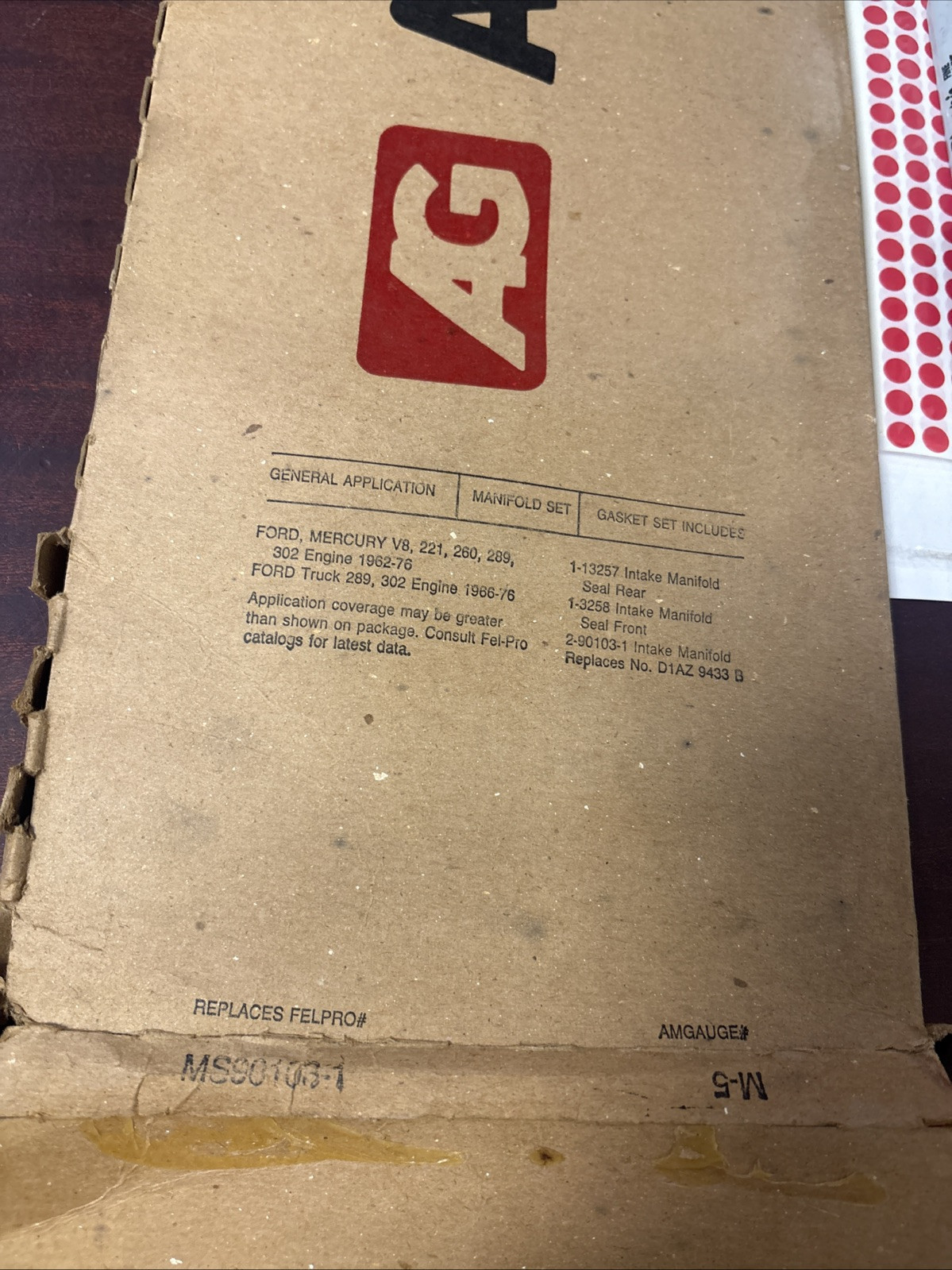 AMGAUGE M-5 MS 90103-1 Gasket Set - Image 3