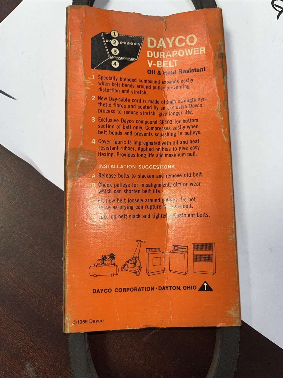 Accessory Drive Belt Dayco 5L240 - Image 4