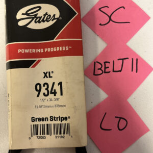 Accessory Drive Belt-High Capacity V-Belt Gates Standard XL 9341