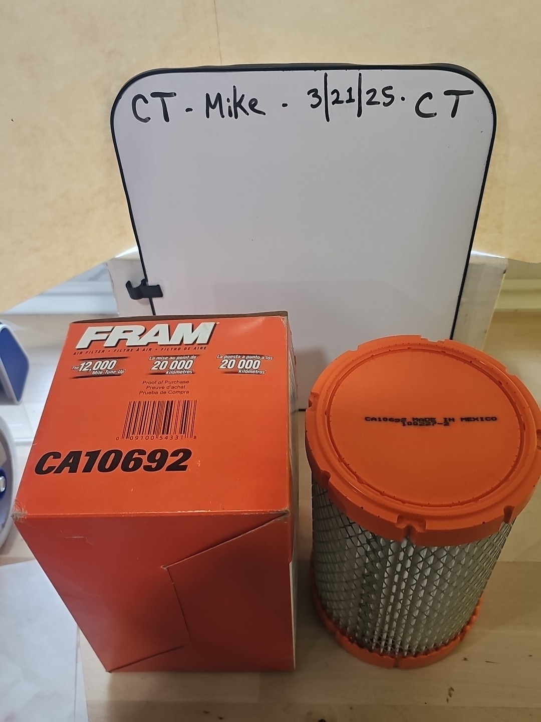 Air Filter Fram CA10692