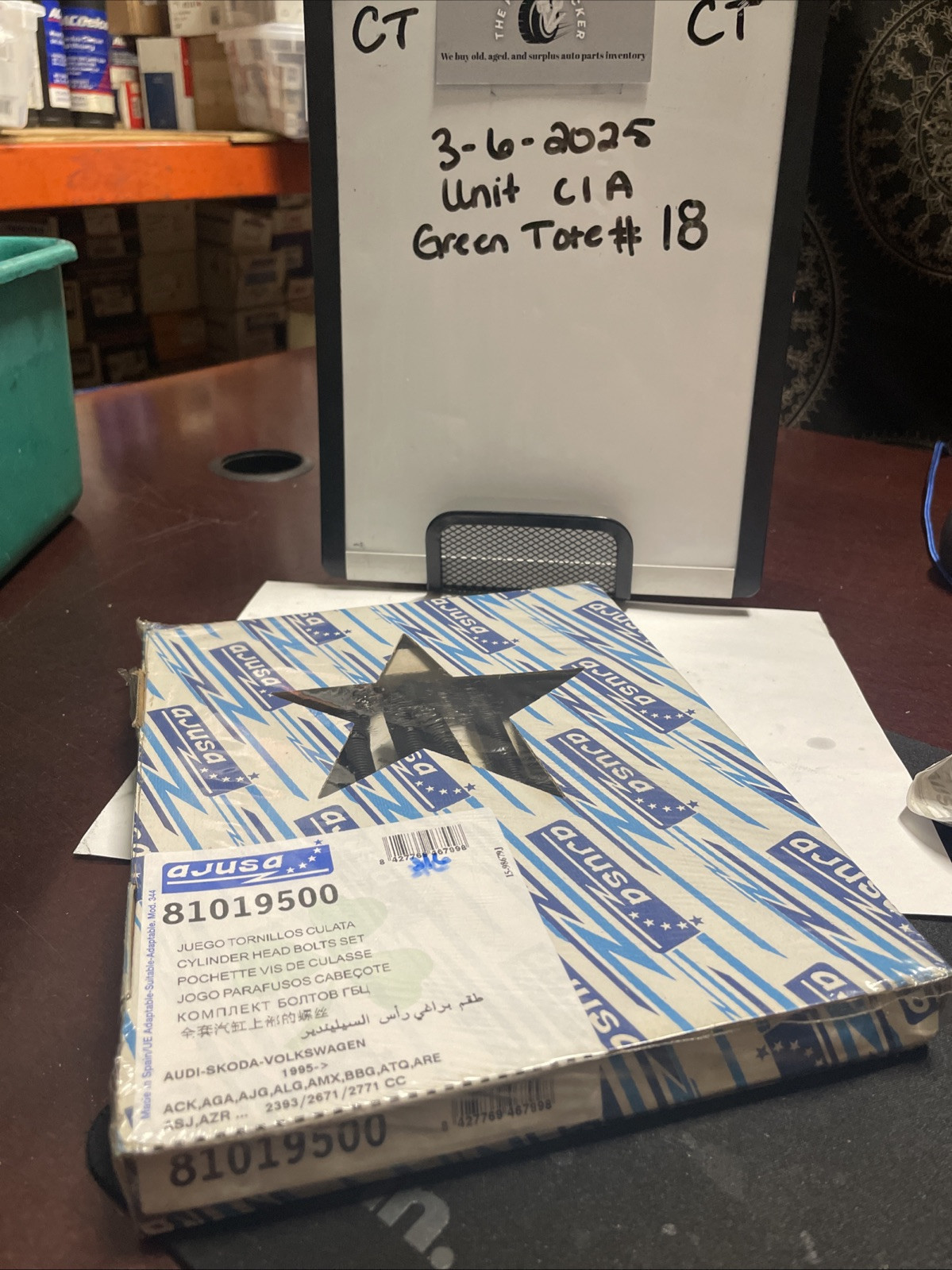 Ajusa 81019500 Cylinder Head Bolts Set