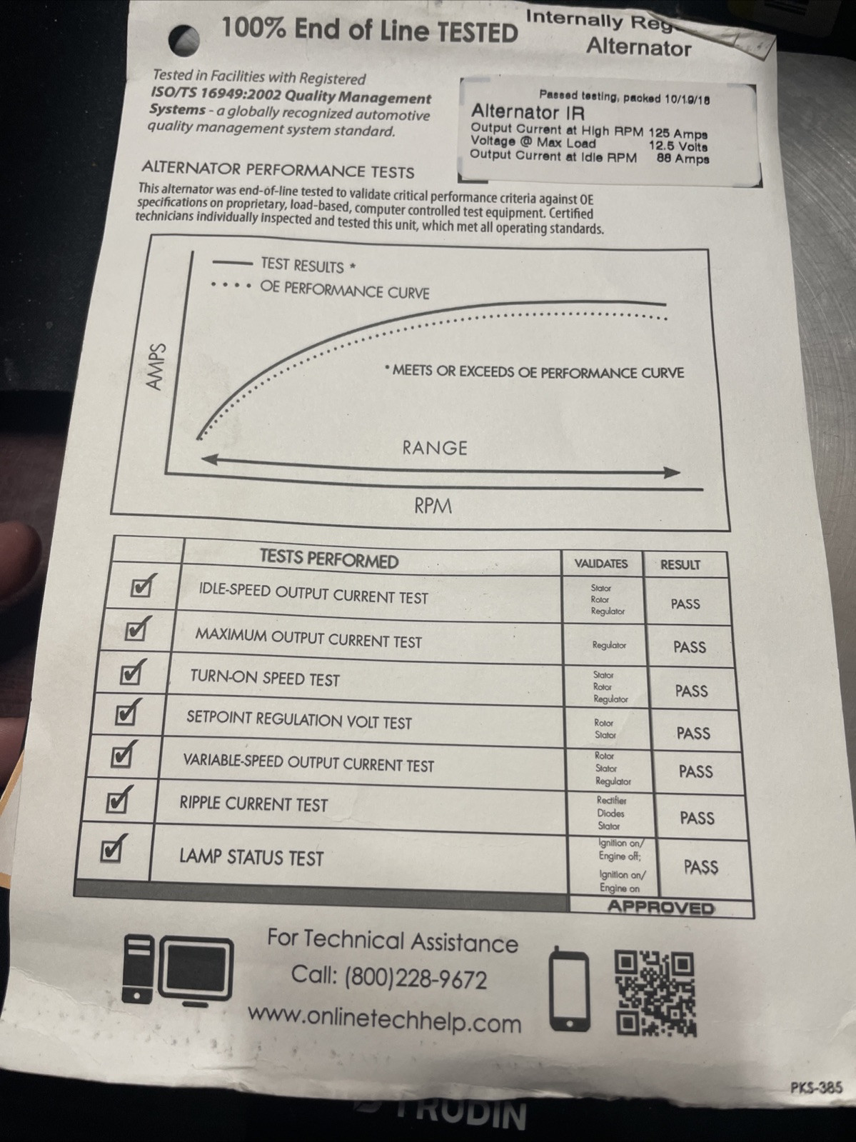 Alternator CARQUEST 11291A Remanufactured - Image 4