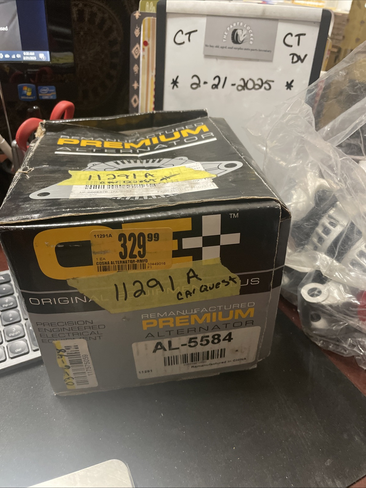 Alternator CARQUEST 11291A Remanufactured