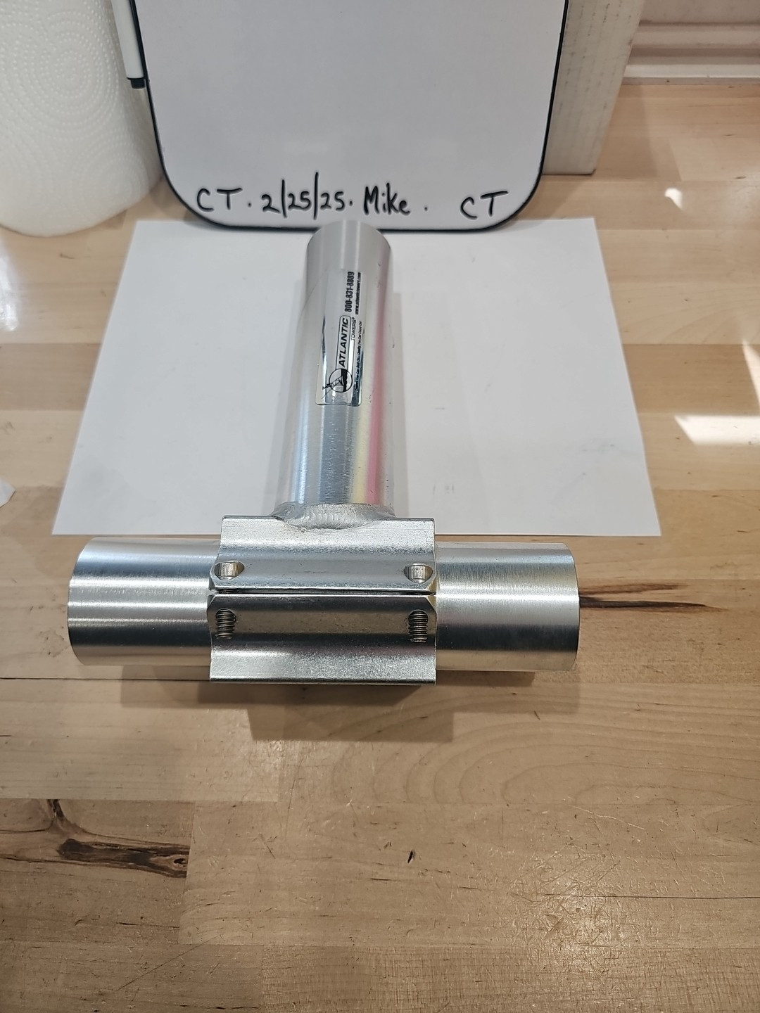 Atlantic Towers Bolt On Boat Tower T-section 1-7/8" Pipe O.D. - Image 3