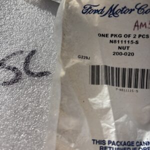 BAG OF 2 GENUINE FORD EXHAUST NUTS  PART NUMBER  N811115-S