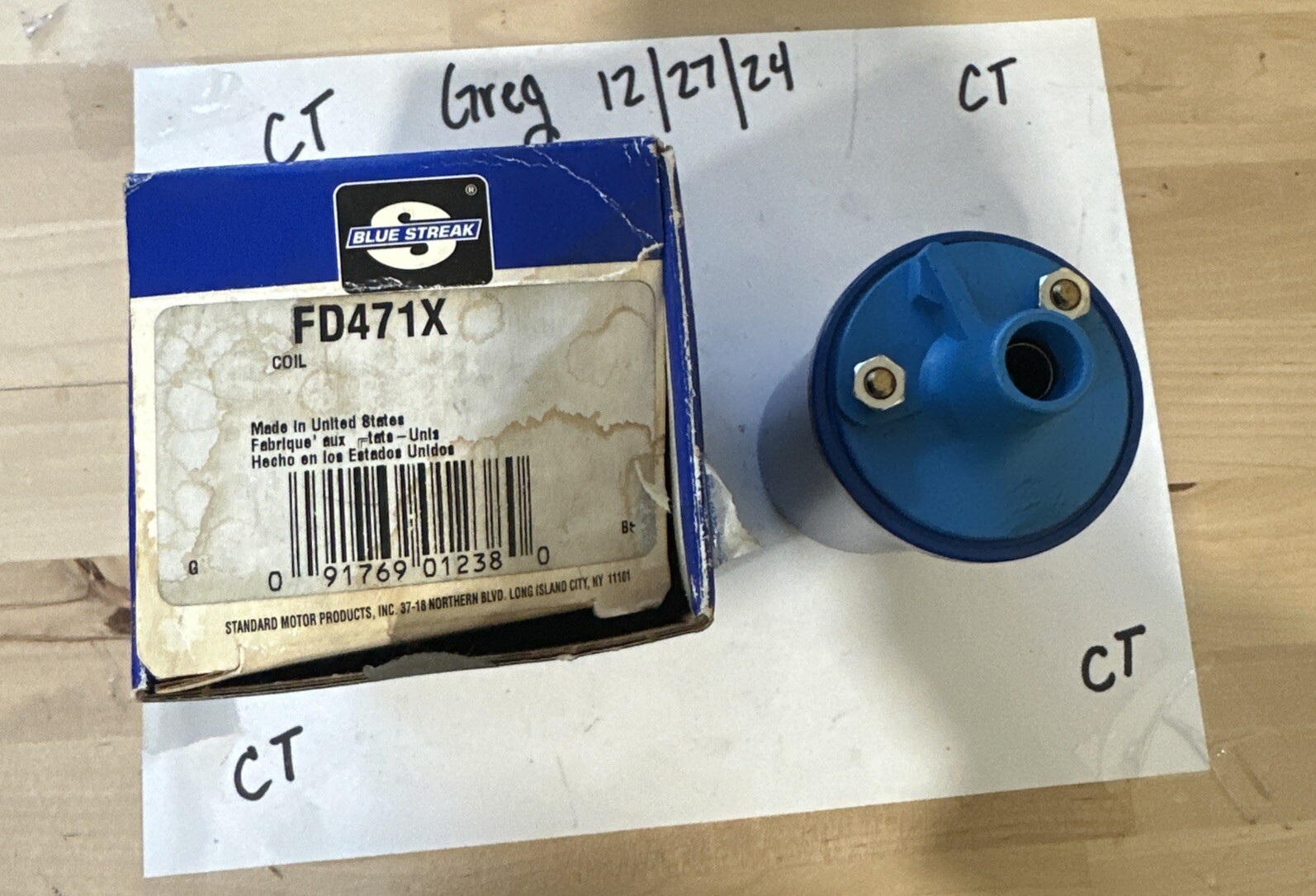 BLUE STREAK IGNITION COIL FD-471X