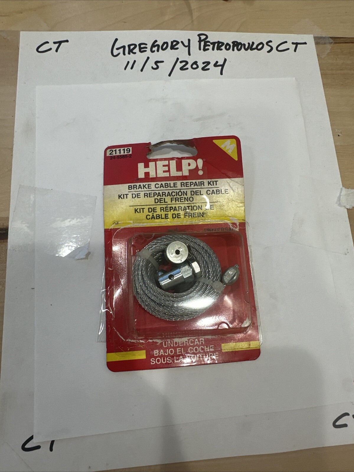 BRAND NEW UNOPENED Dorman 21119 Brake Cable Repair Kit