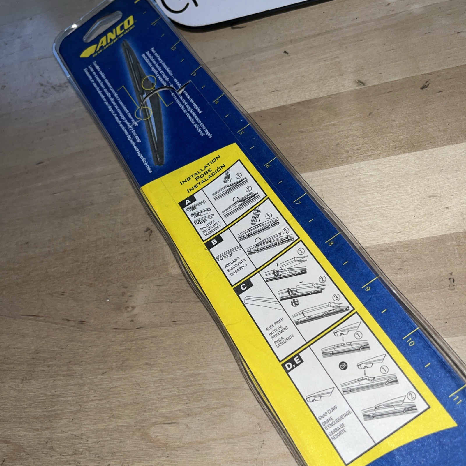 Back Glass Wiper Blade Anco AR-12E - Image 4