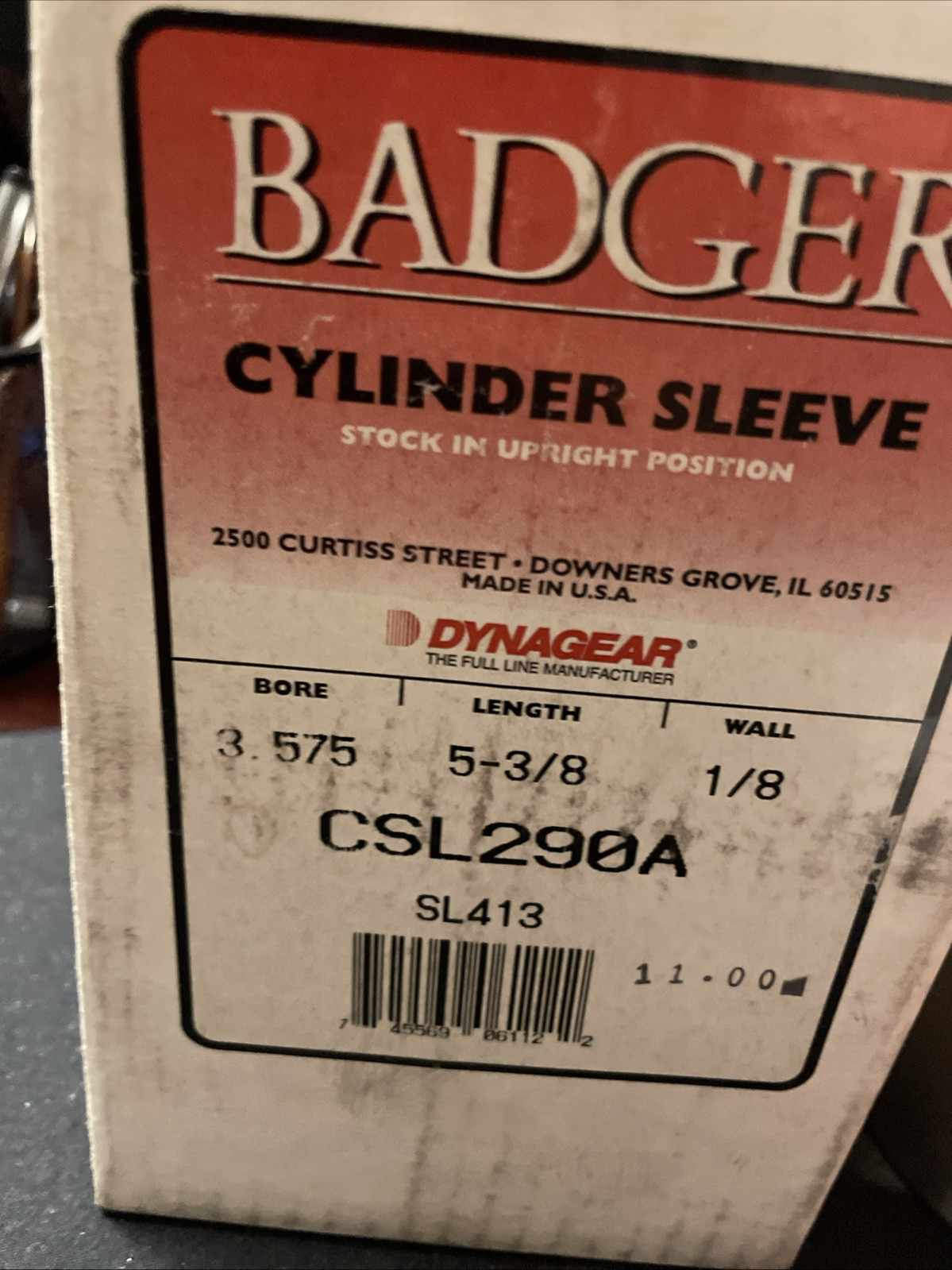 Badger Engine Cylinder Sleeve CSL290A - Image 3