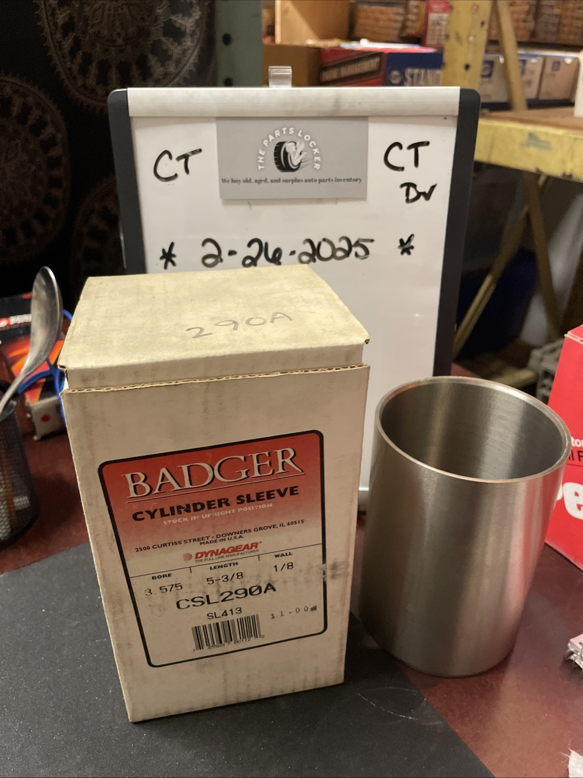 Badger Engine Cylinder Sleeve CSL290A