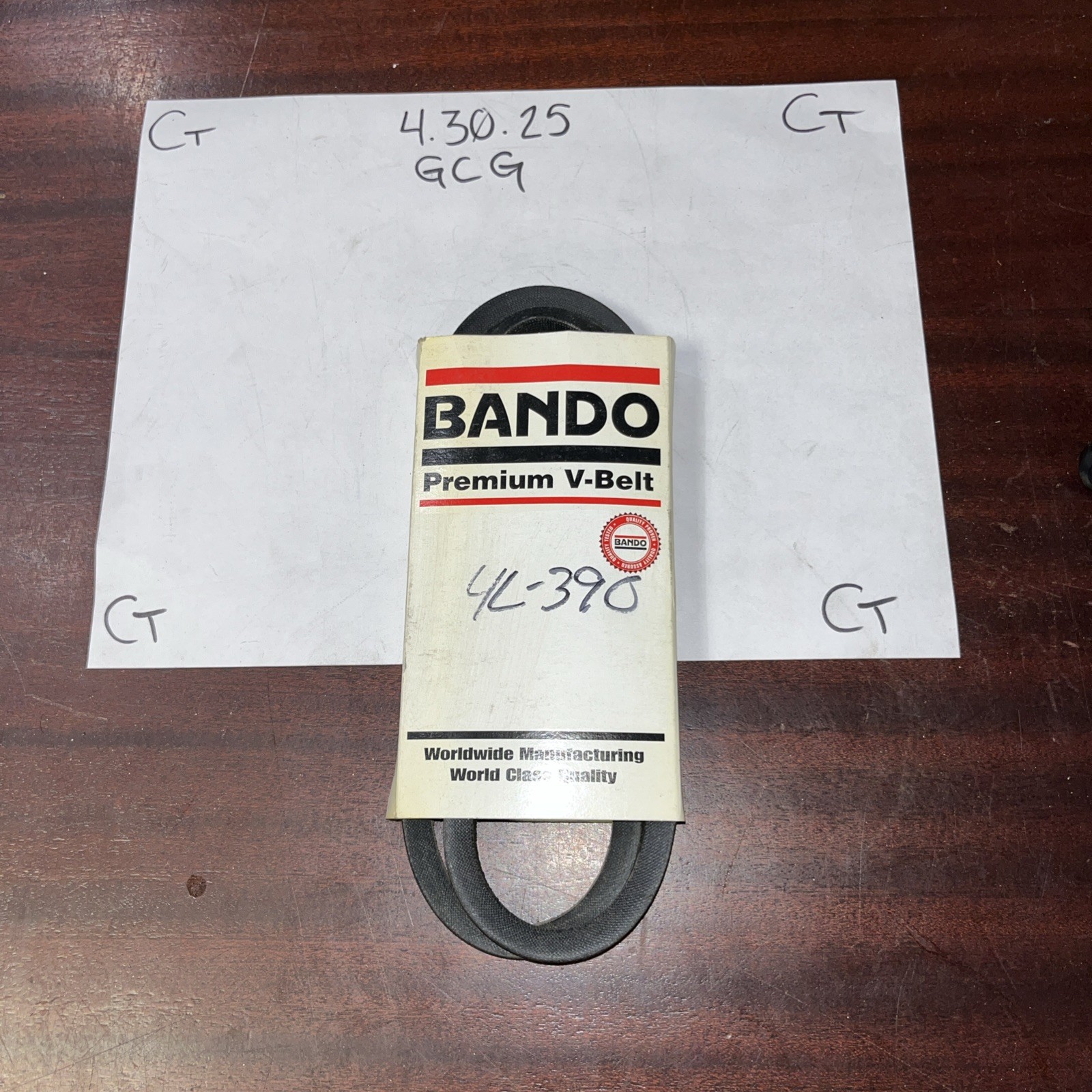 Bando V Belt 4L390
