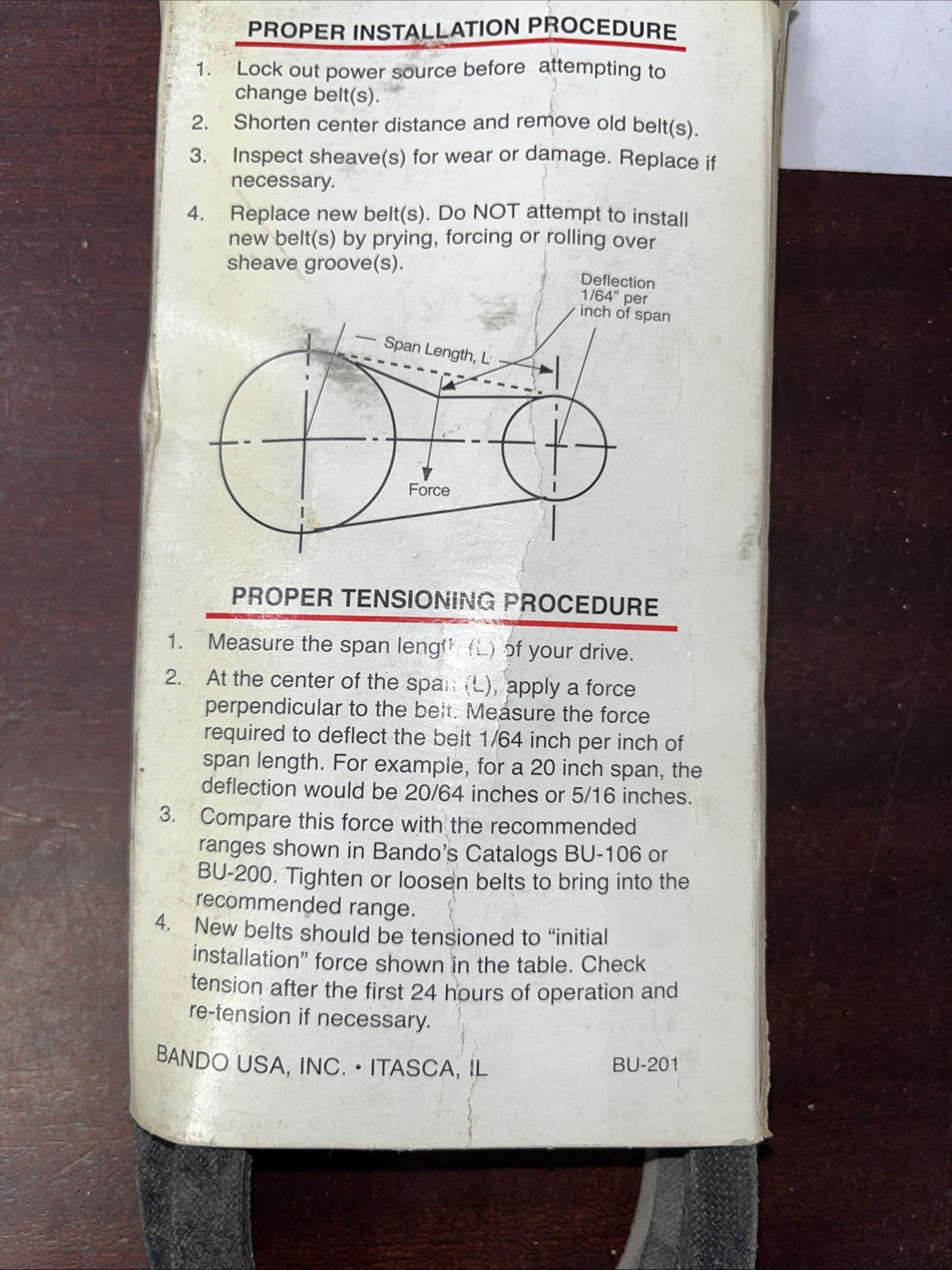 Bando V Belt 4L540 - Image 4