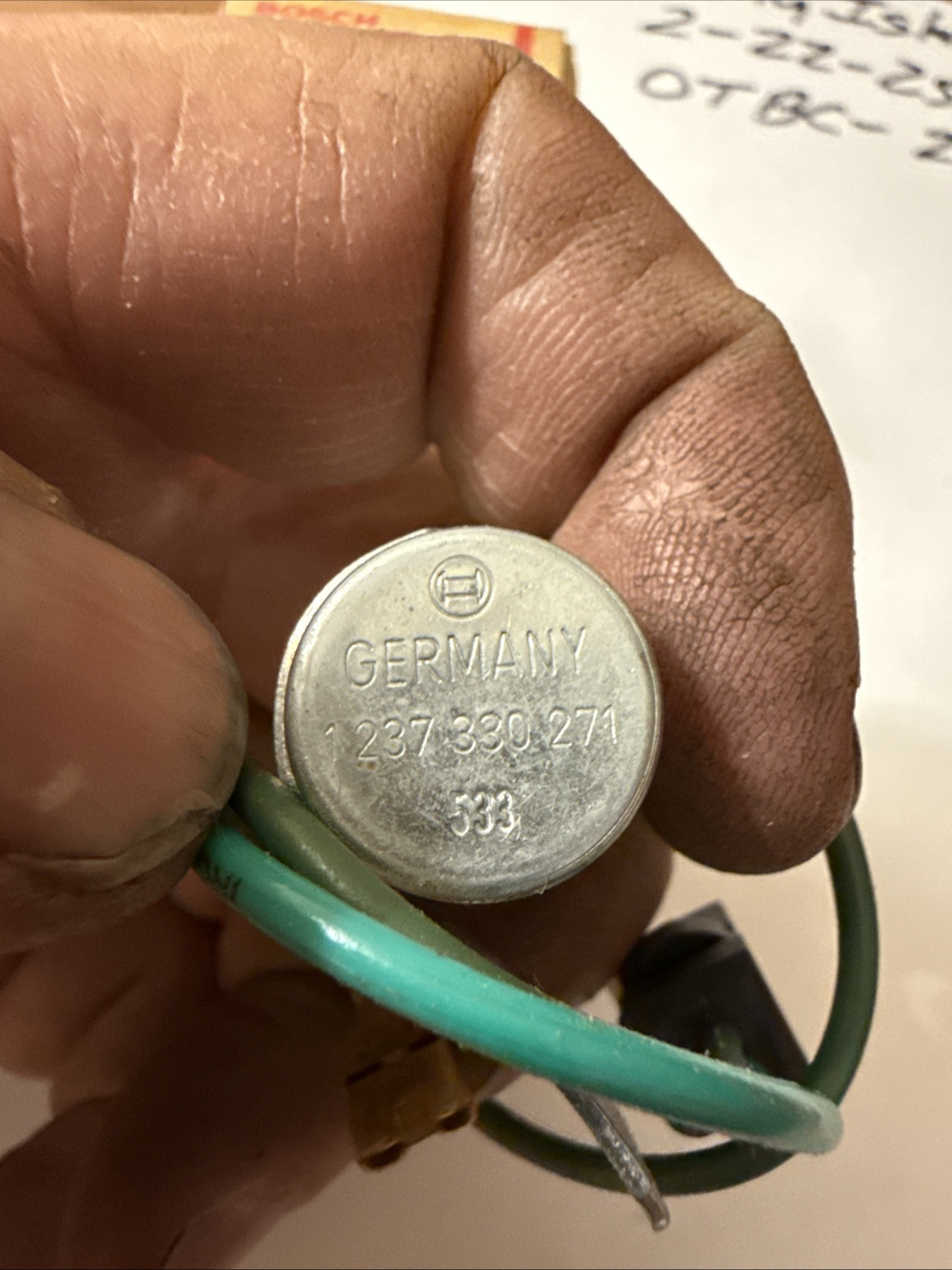 Bosch 1237330271 Kondensator Zündanlage Condenser ignition system condensateur - Image 3