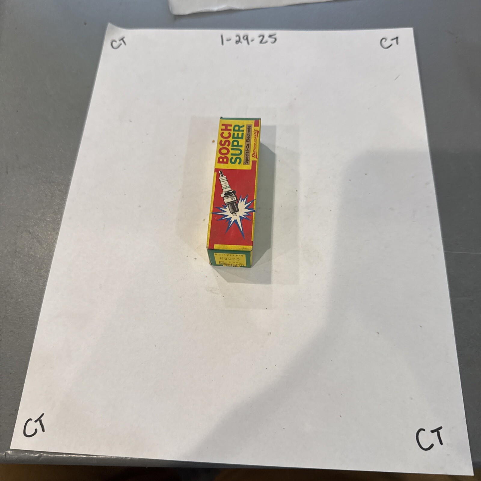 Bosch H8DC Zündkerze Super 0241229617 Spark Plug Bougie d'allumage Candela di ac