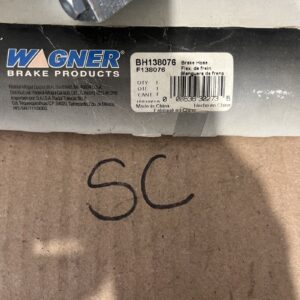 Brake Hydraulic Hose Wagner BH138076, F138076