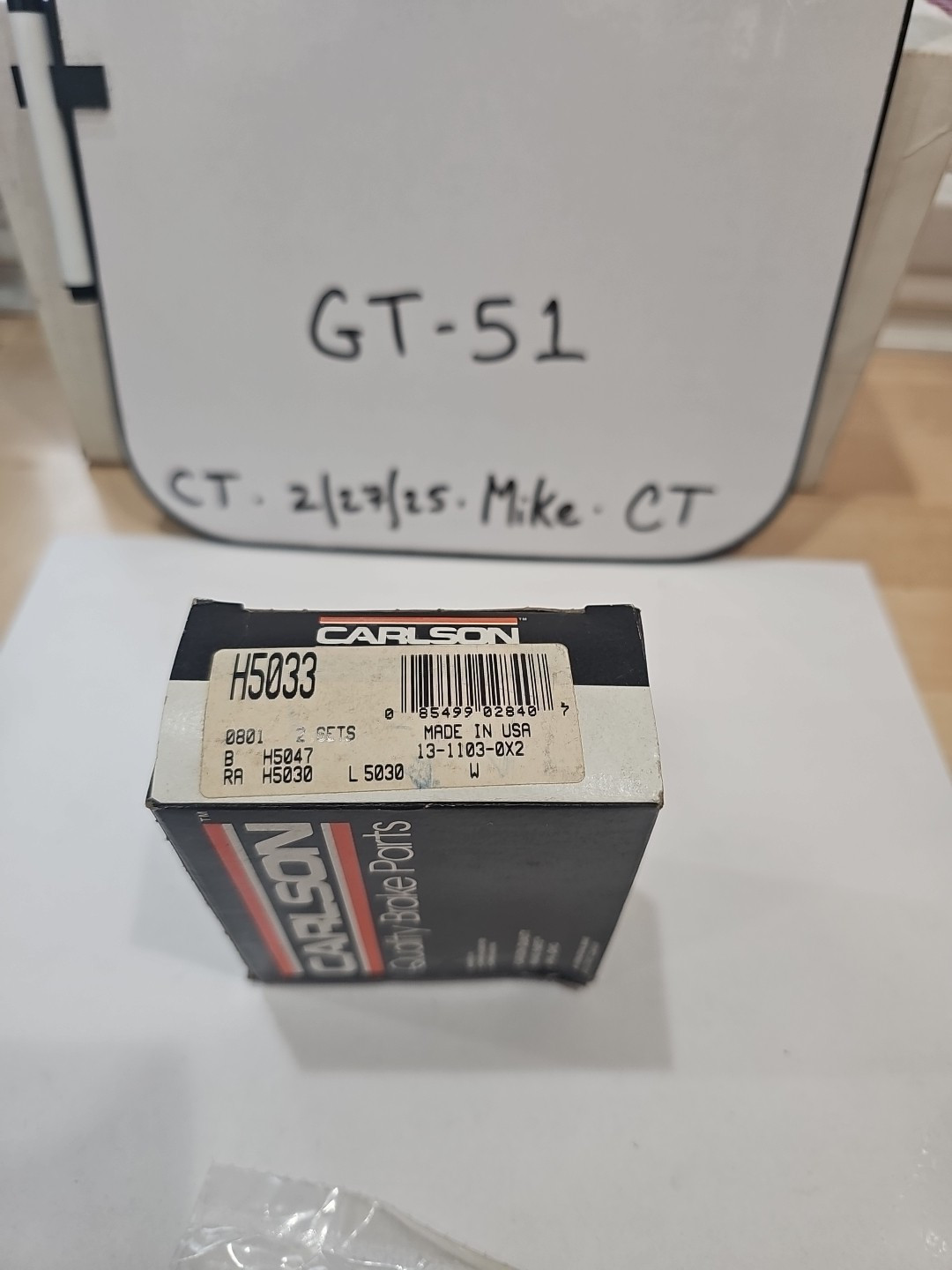 Buick Somerset Regal 1985 Carlson H5033 Rear Disc Brake Caliper Guide Pins - Image 3