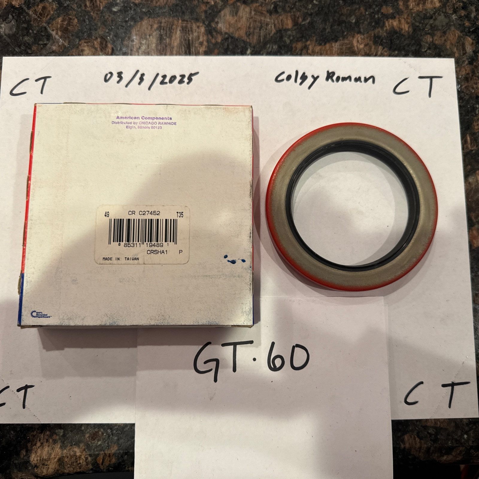 C27452 Oil Seal American Components - Image 3
