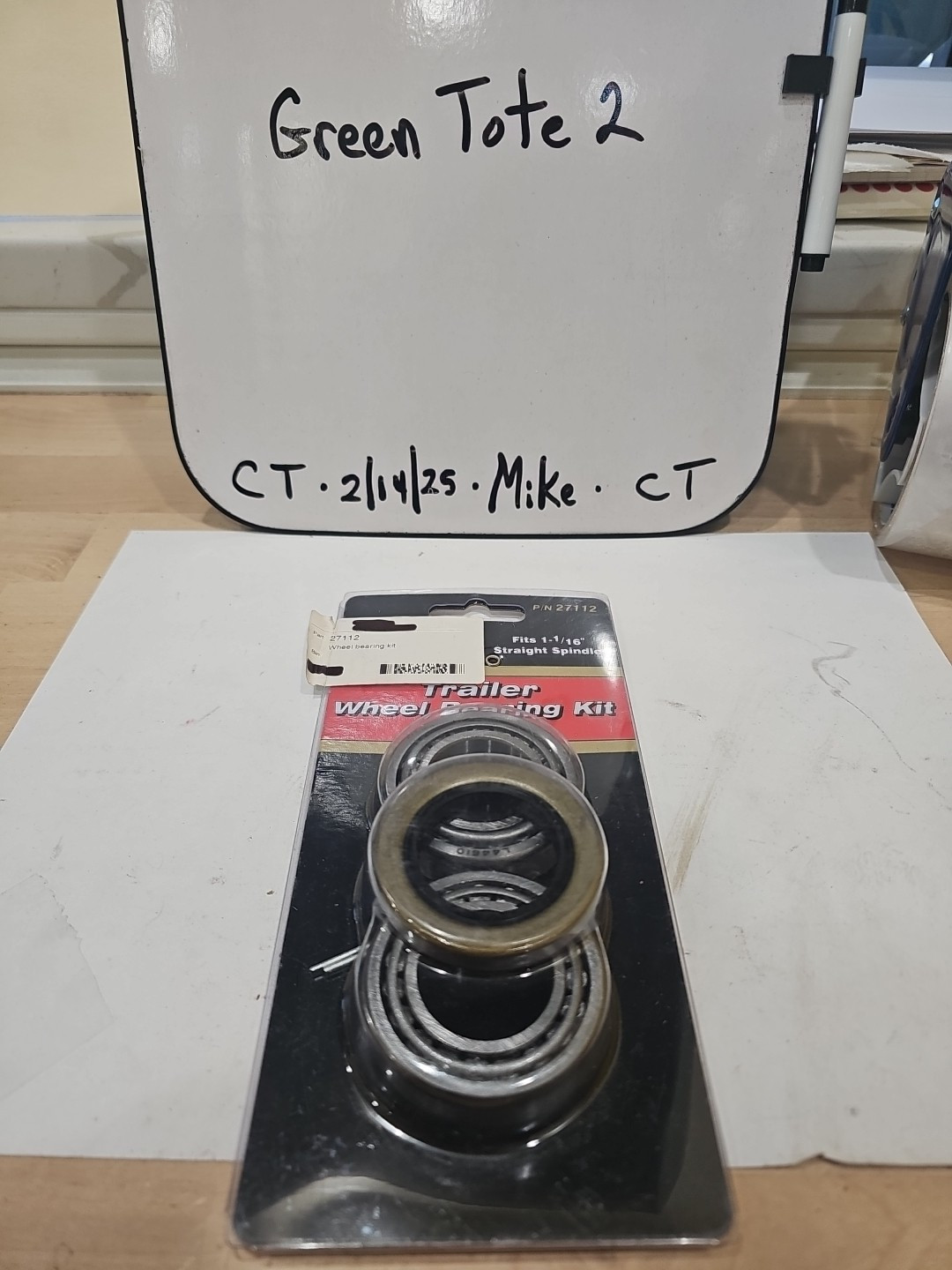 CE Smith 27112 Trailer Bearing Kit 1-1/16" Straight Spindle NEW