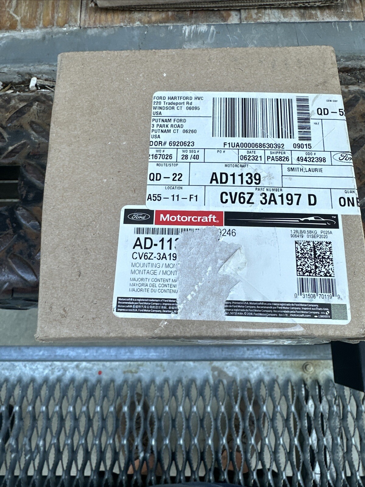 CV6Z 3A197 D Strut Mount Lincoln MKC 2013/2019