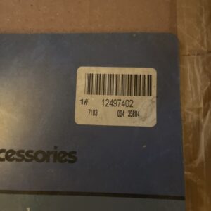 Cadillac Mud Flaps Black Splash Guards Genuine GM #12497402 NOS