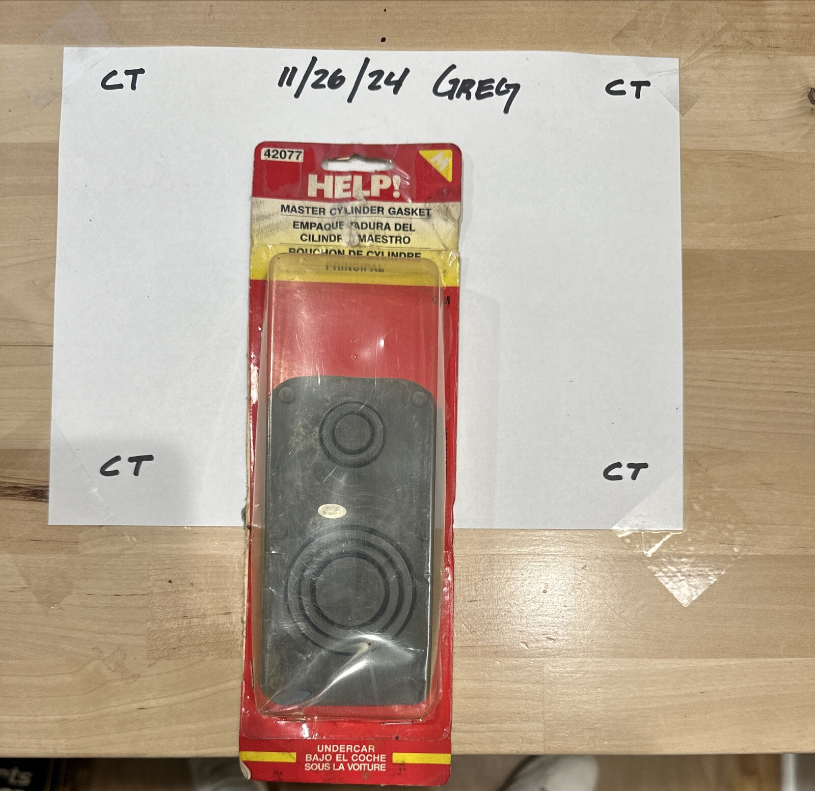 Camaro Firebird Trans Am Brake Master Cylinder Cap Cover Sea 42077