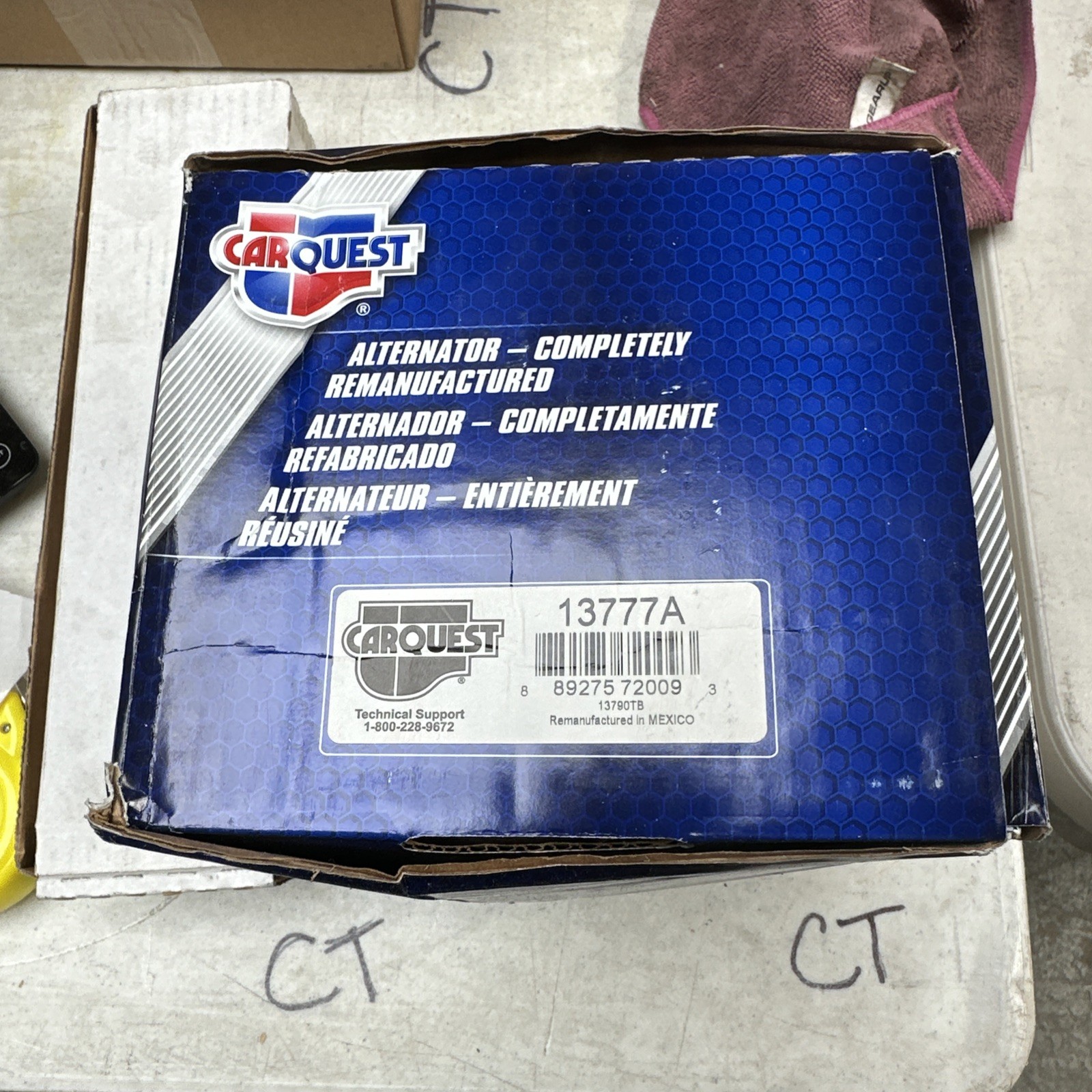 Carquest Alternator 13777A Remanufactured