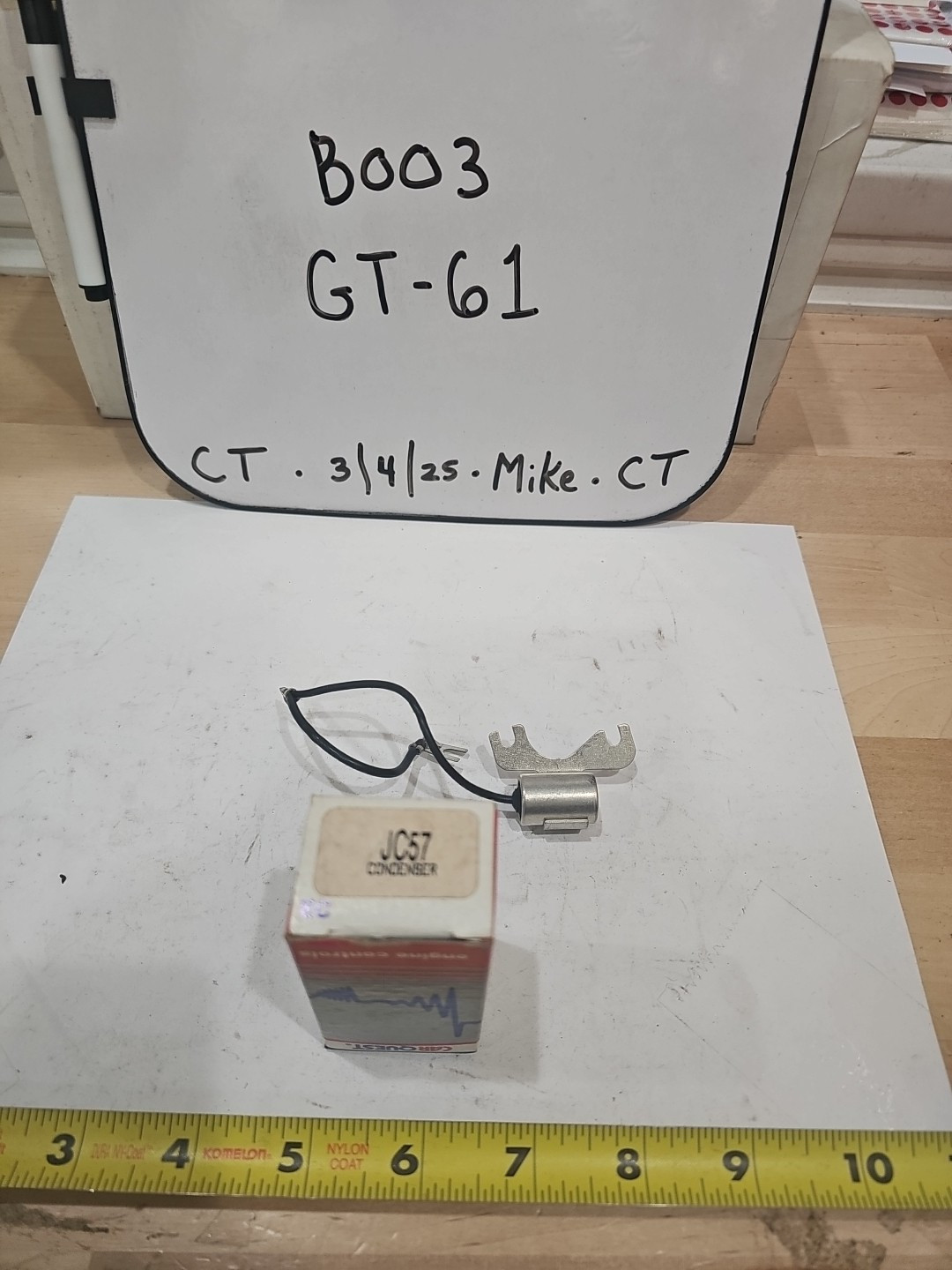 Carquest JC57 Ignition condenser - Image 3