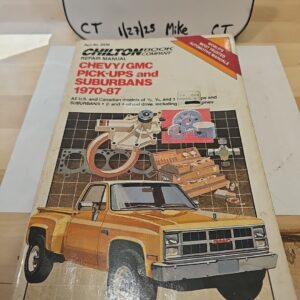 Chilton Repair Manual #6936 Chevy GMC Trucks, Blazer, Jimmy, Suburban 1970-87