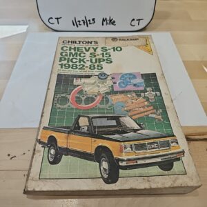 Chilton Repair & Tune Up Guide Book Manual Chevy S10 GMC S15 Pick Ups 1982-1987
