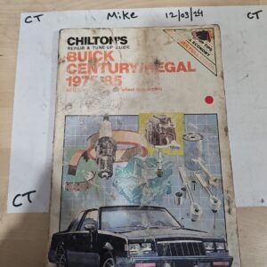 Chilton's Buick Century/Reagal 1975-87 (Chilton's Repair Manual)