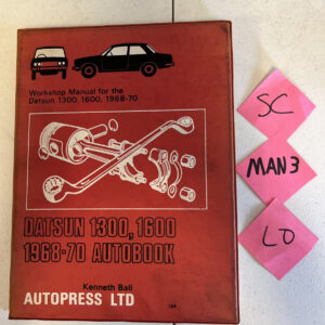 DATSUN 1300, 1600 1968-70 AUTOBOOK