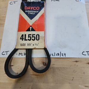Dayco 4L550 Lawn & Garden Power Equipment Accessory Drive Belt - 1/2" X 55"