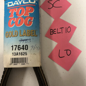 Dayco Top Cog Gold Label Accessory Drive Belt Dayco 17640 13A1625