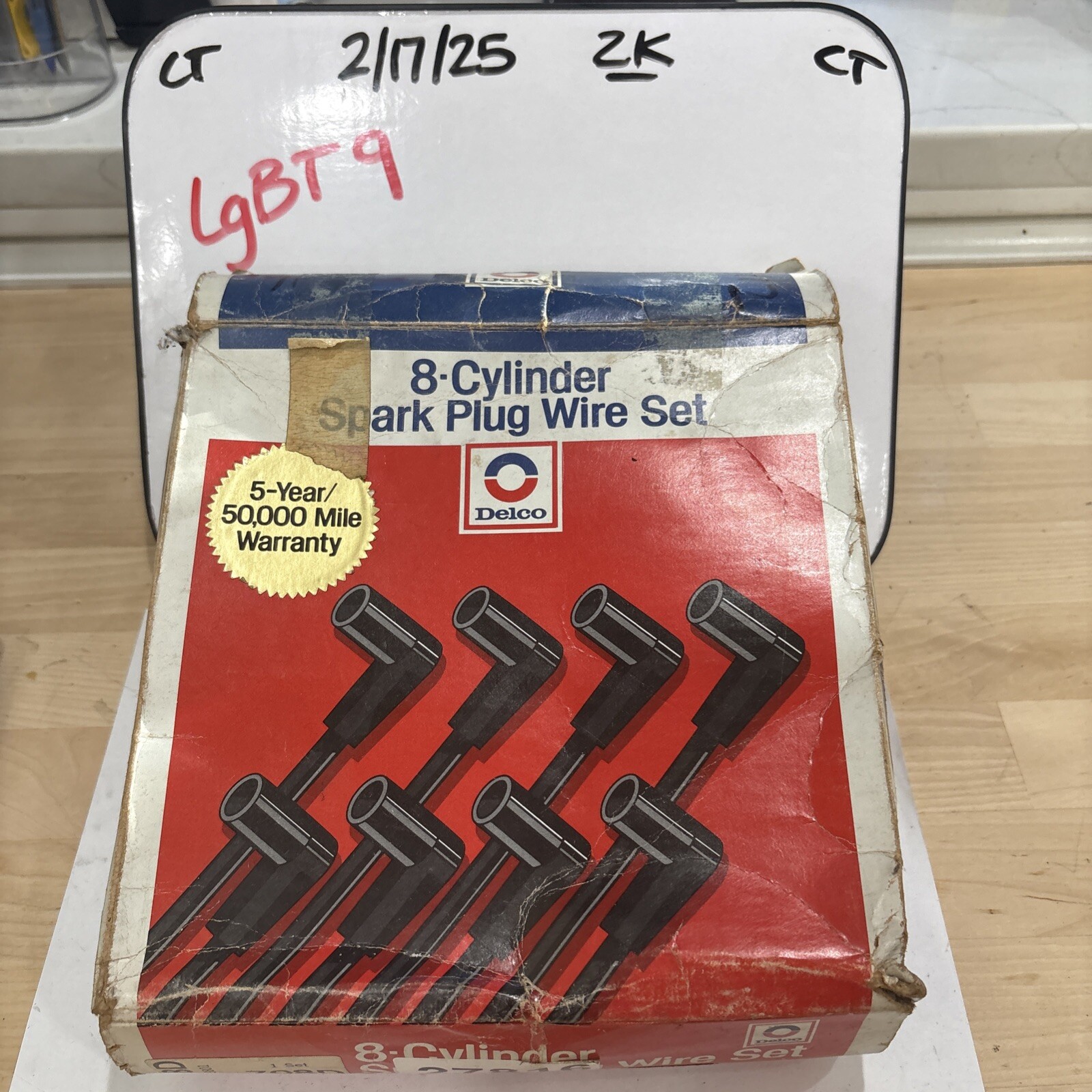 Delco 8-Cylinder Spark Plug Wire Set 708D (27816)