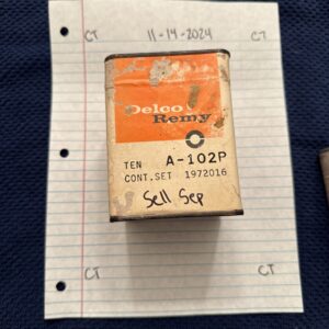 Delco Remy Ignition Contact Point Set ~ A102P Mopar Prods 1951 to 1971      A2