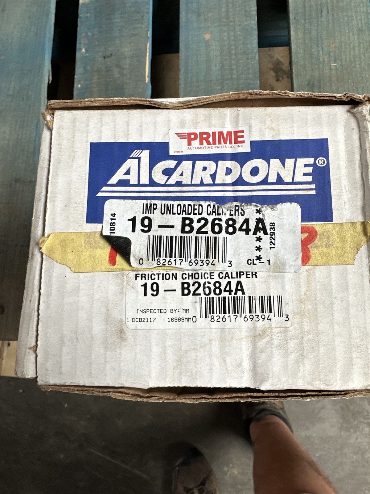 Disc Brake Caliper-FWD Cardone 19-B2684A Reman fits 2001 Toyota Highlander Nos