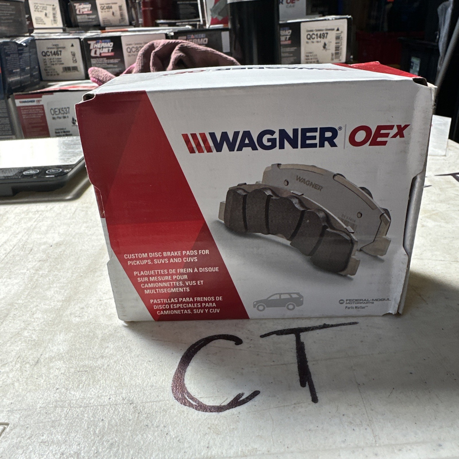 Disc Brake Pad Set-OEX Disc Brake Pad Rear Wagner OEX606 New