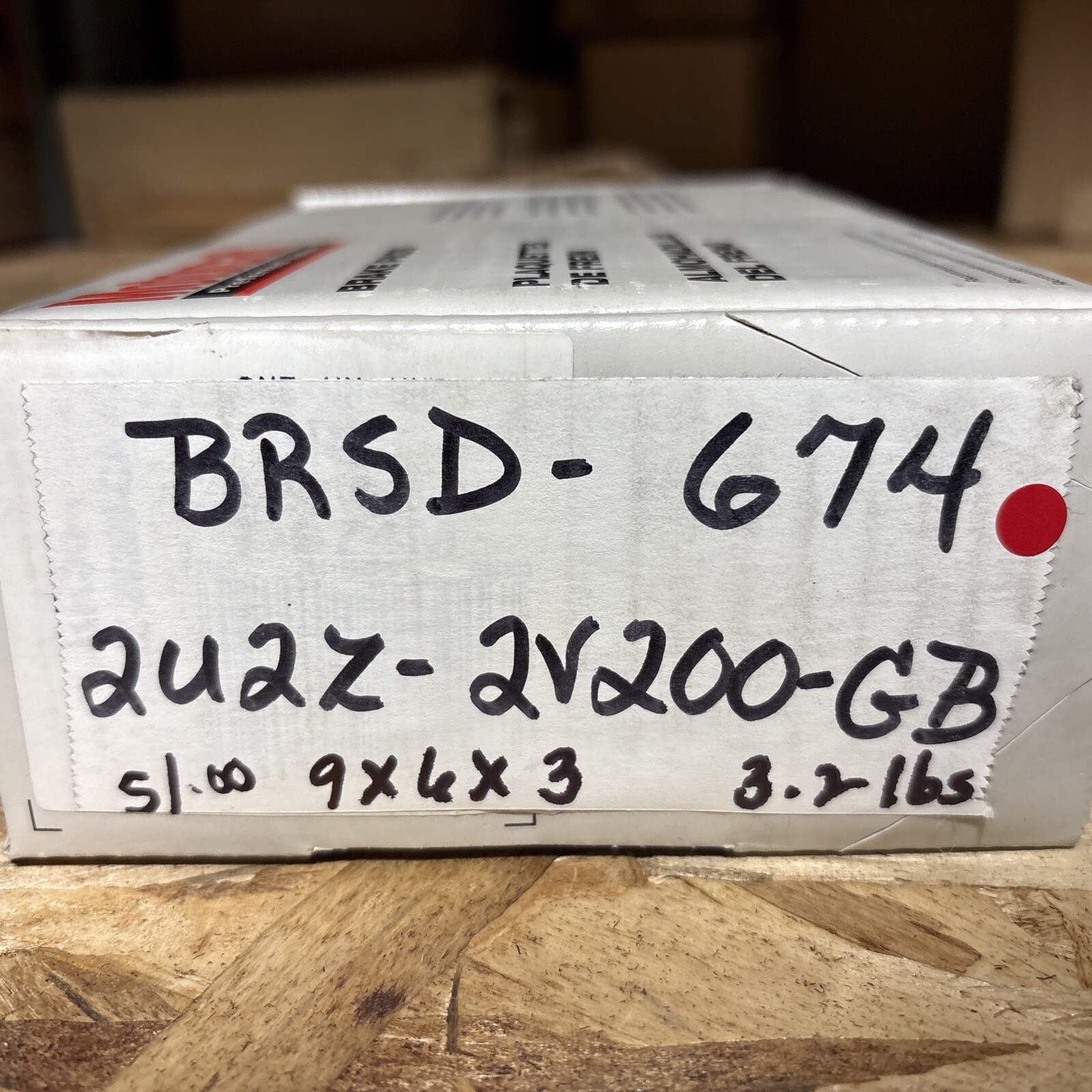 Disc Brake Pad Set-Pads Integrally Molded Motorcraft BRSD-674 2U2Z-2V200-GB - Image 3